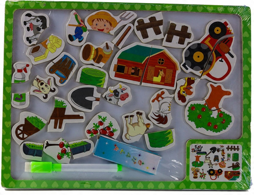 Układanka Tablica Magnetyczna Suchościeralna 30X23