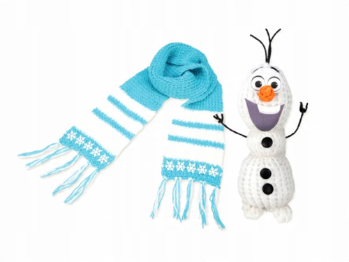 Lena Kraina Lodu Olaf Zestaw Do Robót Na Drutach Warsztat Tkacki Włóczka