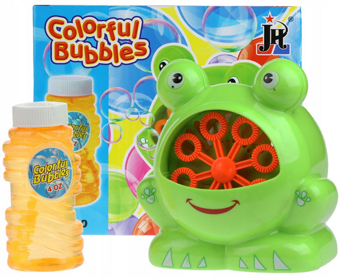 Pistolet Do Baniek Automatyczny Żaba Duża Ilość Baniek Maszynka Do Baniek