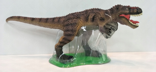 Zabawka Dinozaur Z Dźwiękiem Tyranozaur Na Podstawce Dla Archeologow