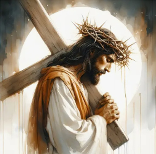 Malowanie Po Numerach Jezus Droga Krzyżowa 40X50 Cm Na Ramie