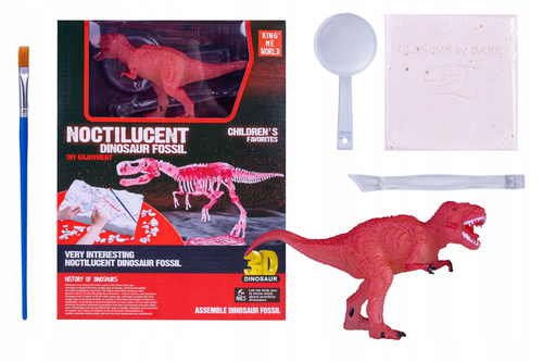 Skamielina Fluor Dinozaur Szkielet Tyranozaurus