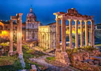 Malowanie Po Numerach Rzym Forum Romanum 50X40 Cm Z Ramą Kreatywne