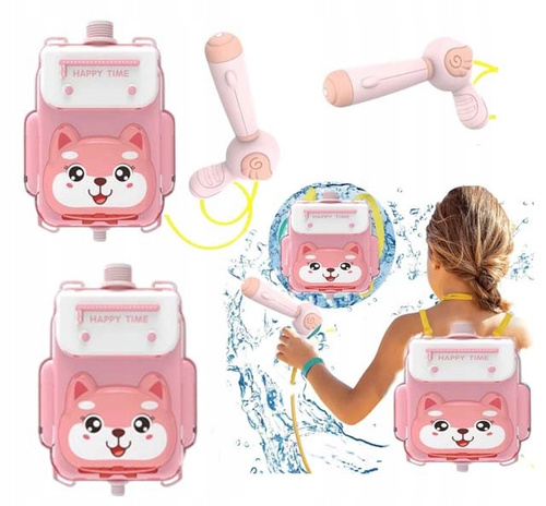 Pistolet Na Wodę Wraz Z Plecakiem Piesek Happy Time Magazyn Wody
