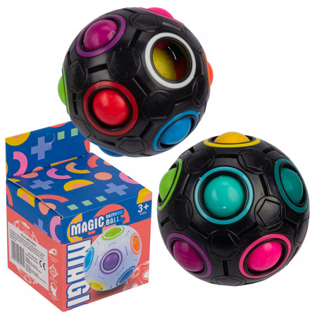 KULA LOGICZNA ANTYSTRESOWA SPINNER ŁAMIGŁÓWKA NORIMPEX CUBE MAGIC BALL