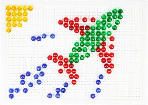 Lena Zestaw Mozaika Transparentna 260El Ukłądanka