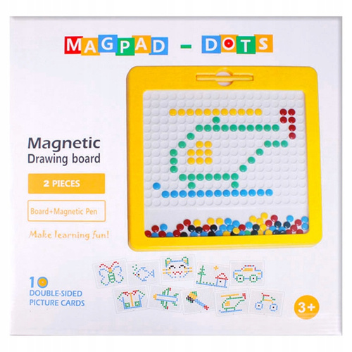 Tablica Mozaika Magnetyczna Guziczki Magpad Montessori Aż 31/31Cm