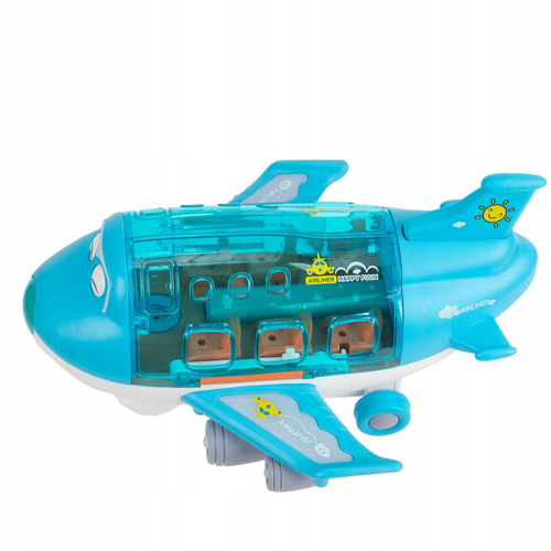 INTERAKTYWNY SAMOLOT ROZKŁADANY DŹWIĘK ŚWIATŁO