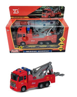 Pomoc Drogowa Auto Metalowe Czerwone Z Dodatkowymi Efektami Truck Auto