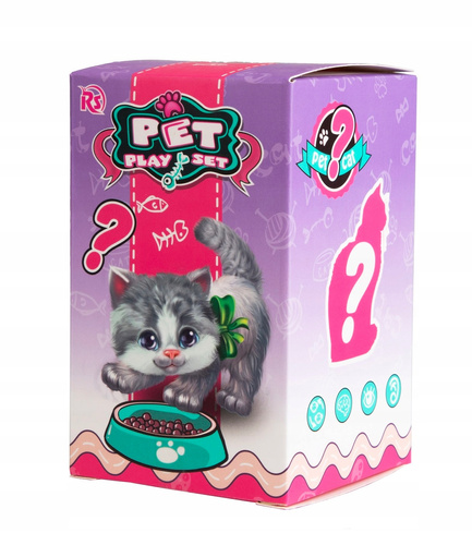 Zestaw Mystery Box Drapak Z Figurkami Kotów I Akcesoriami