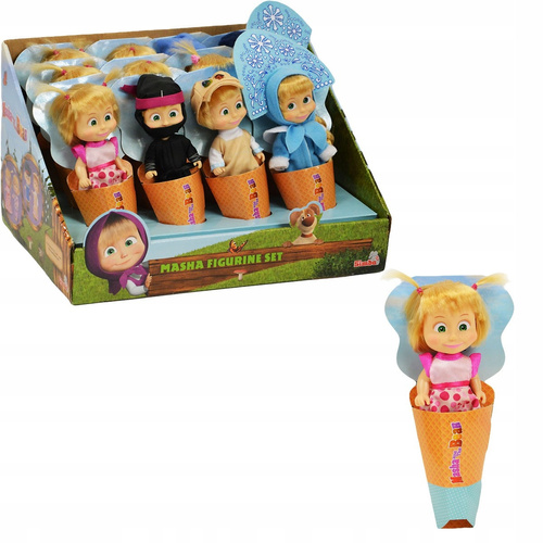 Lalka Figurka Masza I Niedźwiedź Simba 12 Cm 5 Rod