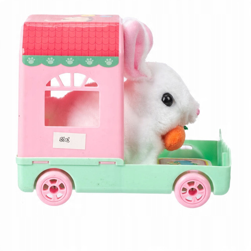 Królik W Transporterze Chodzący i Wydający Dźwięki Pet Home