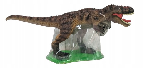 Zabawka Dinozaur Z Dźwiękiem Tyranozaur Na Podstawce Dla Archeologow