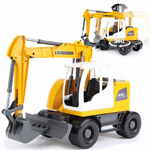 Lena Worxx Koparka Pojazd Budowlany Liebherr 48 Cm Ruchoma Łyżka