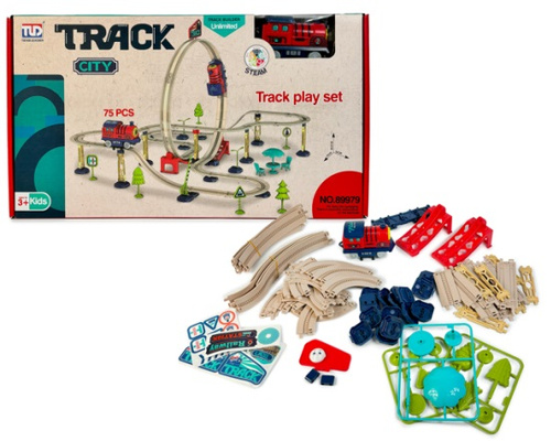 KOLEJKA ELEKTRYCZNA ZESTAW Z PĘTLĄ Z DŹWIĘKIEM PONAD 70 ELEMENTÓW, pak 36/18
zestaw: pociąg i tory, z dźwiękiem, możliwość zbudowania pętli,
wymaga baterii (nie są zawarte w zestawie),
wymiary pudełka: 43,8 x 6 x 23,4 cm