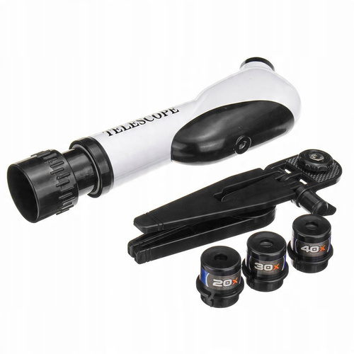 Teleskop Do Obserwacji Nieba Dla Dzieci - Powiększenie 20X, 30X, 40X
