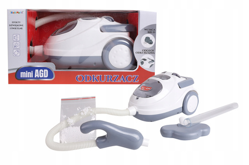 Norimpex Odkurzacz Dzięcecy Zabawkowy Zbiera Kulki Światło Dźwięk Małe Agd