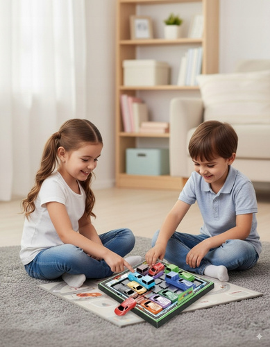 Układanka Logiczna Wyjedź Z Parkingu Zabawka Logiczna