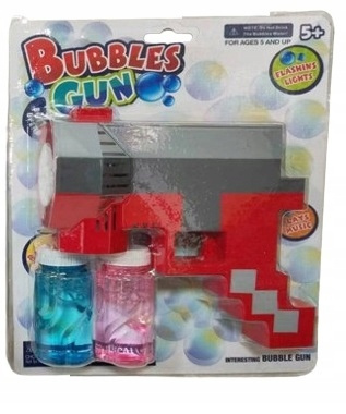 Aparat Pistolet Do Baniek Pixel Wytwarzający Bańki Zabawka Dla Dzieci