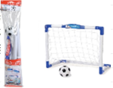 Plastikowa bramka do piłki nożnej
Bramka z licznikiem mechanicznym
wymiary po rozłożeniu : 57 x 45 x 31 cm
3l+