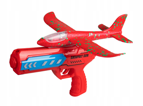 SAMOLOT Z ŚWIATŁEM LED WYSTRZELIWANY PISTOLETEM