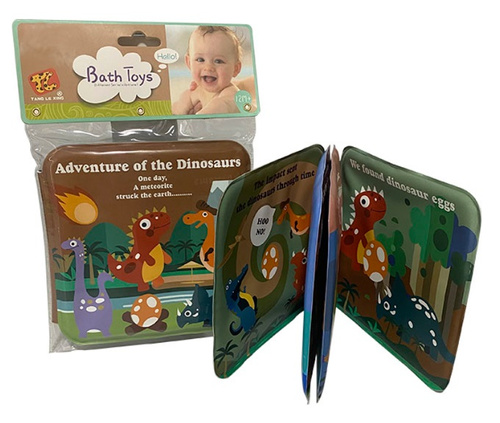 Książeczka do Kąpieli Przygoda Dinozaurów, pak 360
wymiar produktu: 18 x 2,7 x 25,5 cm
wymiar kartonu: 81 x 52 64 cm
waga 34 kg