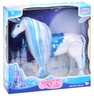 Interaktywny Duży Koń Niebieski Chodzący Z Bujną Kolorową Grzywą
