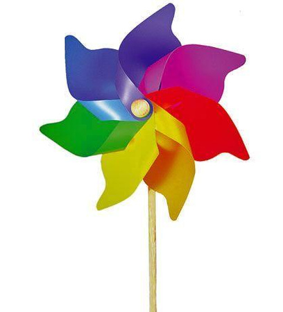 WIATRAK DIAM.45cm GARDEN 7 KOLOR-FALA DR OP.15