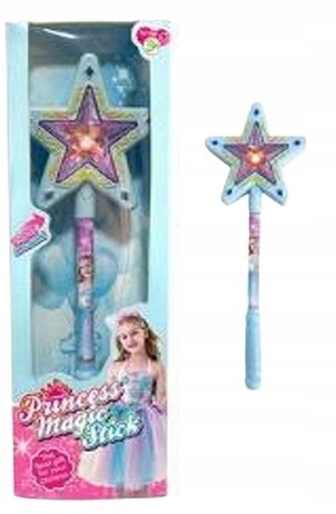 Różdżka Magicznej Księżniczki Z Gwiazdką Dla Dziewczyny Z Efektami Dźw/Świe