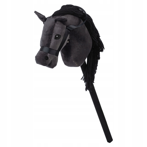 Pluszowa Głowa Konia Na Kiju Z Dźwiękiem Hobby Horse Zabawka Z Grzywą