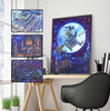 Diamentowa Mozaika Haft Wiedźma 7D 30X40