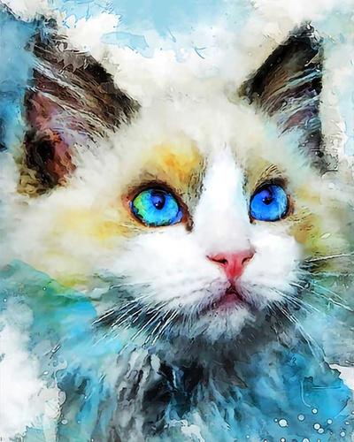 MALOWANIE PO NUMERACH KOT