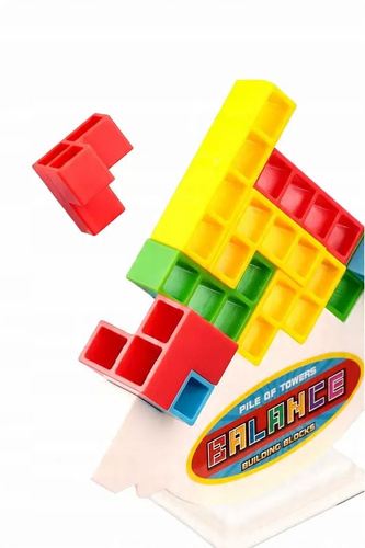 Gra Układanika Logiczna Rozwijająca Balansujące Klocki Tetris