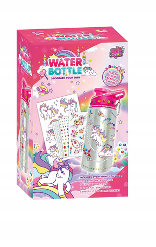 Bidon Butelka Zestaw Kreatywny Do Malowania Z Naklejkami Zdobieniami 500 Ml