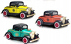 Auto Vintage Retro Classic Ford 1932 Szczegółowe Detale Napęd Pull-Back