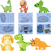 Skamielina Wykopalisko Dinozaura Z Figurką Dinozaura Z Zestawem Narzędzi