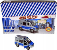 Samochód Policja 11cm Z Dźwiękiem Małe Auto Resorak Dla Dzieci