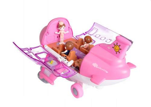 SAMOLOT ROZKŁADANY INTERAKTYWNY DŹWIĘK ŚWIATŁO