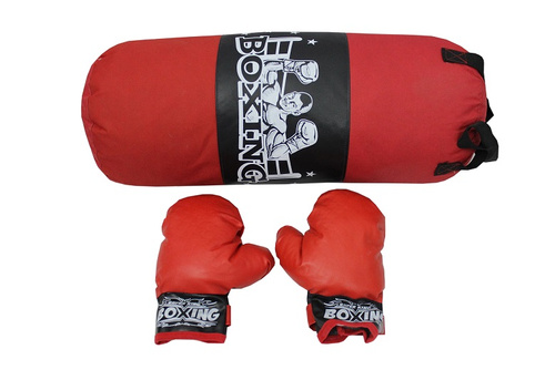 ZESTAW BOKSERSKI DUŻY MATERIAŁ SIATKA / 16
Wymiary 24x24x62 cm