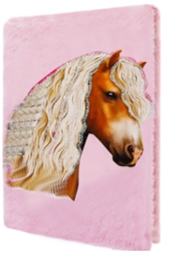 NOTES PLUSZ HOBBY HORSE, pak 60 
pluszowy pamiętnik/dziennik/zeszyt, z motywem konia Hobby Horse, 80 stron, 
wymiary 21 x 14,3 x 2 cm