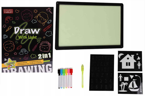 Tablica Podswietlana Z Magicznym Pisakiem Kreatywna Zabawa Dla Dziecka