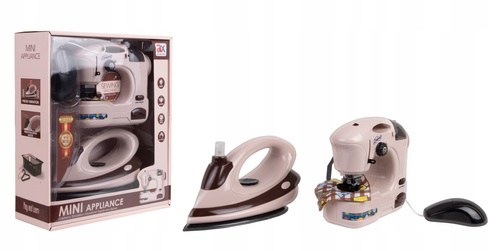 Zestaw Dla Dzieci Zabawkowa Maszyna Do Szycia + Żelazko Mini Appliance