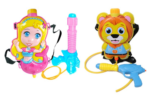 PISTOLET NA WODĘ PLECAK LEW/SYRENKA/12
Wymiary 28x7x31 cm