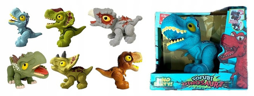 Figurka Dinozaura 6 Wariantów Kolorystycznych Poruszające Kończynami