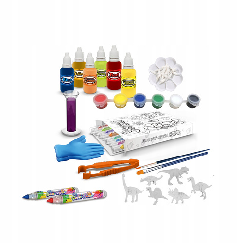 Dinozaury Do Malowania, Pisakami Własnej Produkcji Lub Farbkami