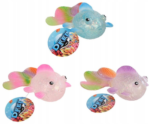 Gniotek Rybka Brokatowa Zabawka Do Gniecenia Odstresowania Się Antystresowa