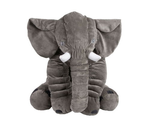 PLUSZOWY SŁOŃ , MASKOTKA , PRZYTULANKA SZARA