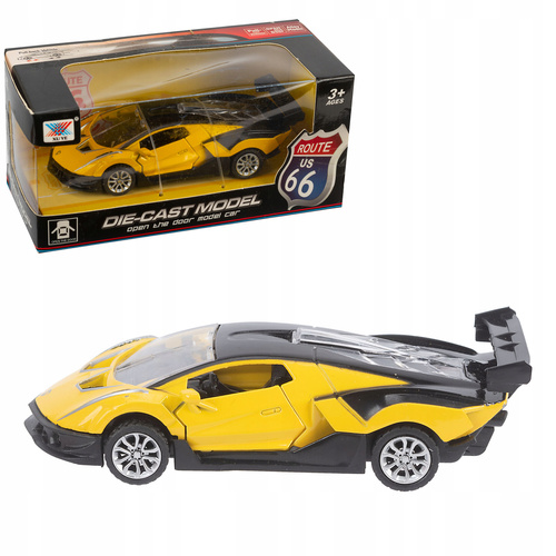 Auto Sportowe Lamborghini Wytrzymałe Metalowe Pull Back Zabawka Dla Dzieci