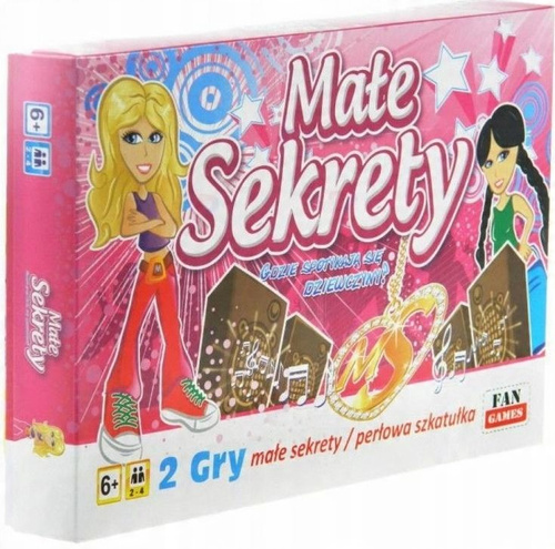 Gra Planszowa Fan Małe Sekrety + Perłowa Szkatułka