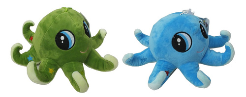 PLUSZ OŚMIORNICA UŚMIECHNIĘTA 2 KOLORY ZAWIESZKA 38 CM PAK 144
Wymiary z mackami 30 X 15 CM